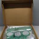 Dust Barrier - Magnetic Dust Barrier Door Kit for Dust Containment Self-Closing Plastic Sheeting Construction Dust Barrier, Bathroom/Kitchen/Hallway Remodel, Fit Standard Doorway (4'W x 7.5'H-3 Pack)