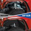 Front Rear Inner Fender Liners for 2007-2018 Jeep Wrangler JK JKU 2/4 Door