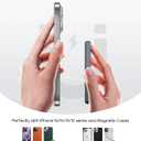 for MagSafe Battery Pack 10000mAh, 20W Ultra Slim Portable Phone Charger with LED Display, Magnetic Power Bank for iPhone 15/14/13/12 Series (Space Gray)