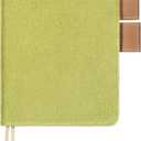 Fullhawl Velvet Cover for A6 Notebooks 4.6 x 6.7 Inches Planner Cover(Green)