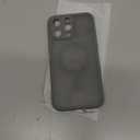 TOCOL Magnetic for iPhone 15 Pro Max Case, Upgraded Full Camera Protection, Compatible with Magsafe, Drop Protection, Translucent Matte Back Bumper Phone Cover 6.7-InchGray