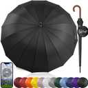 Royal Walk Large Umbrella for 2 Persons - 54 Inch Automatic Open, Wind Resistant, Fast Drying, Strong 16 Ribs, Travel 120cm