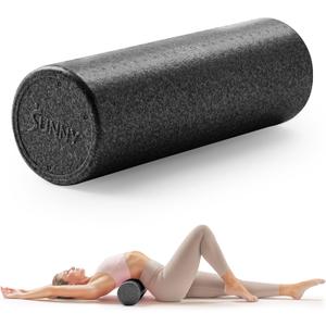 Sunny Health & Fitness 36" Black High-Density Yoga Foam Roller