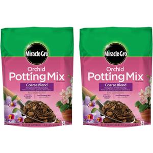 Miracle-Gro Orchid Potting Mix Coarse Blend, 8qt., 2-Pack