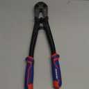 WORKPRO 18" Bolt Cutter, Chrome Molybdenum Steel Blade, Heavy Duty Bolt Cutter with Soft Rubber Grip, Cutting Tool for Cut Chain, Wire, Screw, Rivet, Black,blue,red