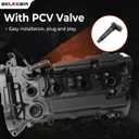 Engine Valve Cover with Gasket Compatible with 2013-2017 Honda Accord 2015-2019 Honda CR-V 2.4L Replace 12310-RDF-A01, 12310RDFA01