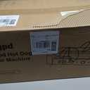 Hot Dog Roller 5 Rollers 12 Hot Dogs Capacity,