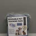 Fostanfly Washable Pee Pads for Dogs, 2 Pack Large 36"x41" Ultra-Absorbent and Leak-Proof Non-Slip Reusable Potty Training Pads for Dogs, Cats, Puppy, Potty Training of Add 8 Lanyards (Gray)