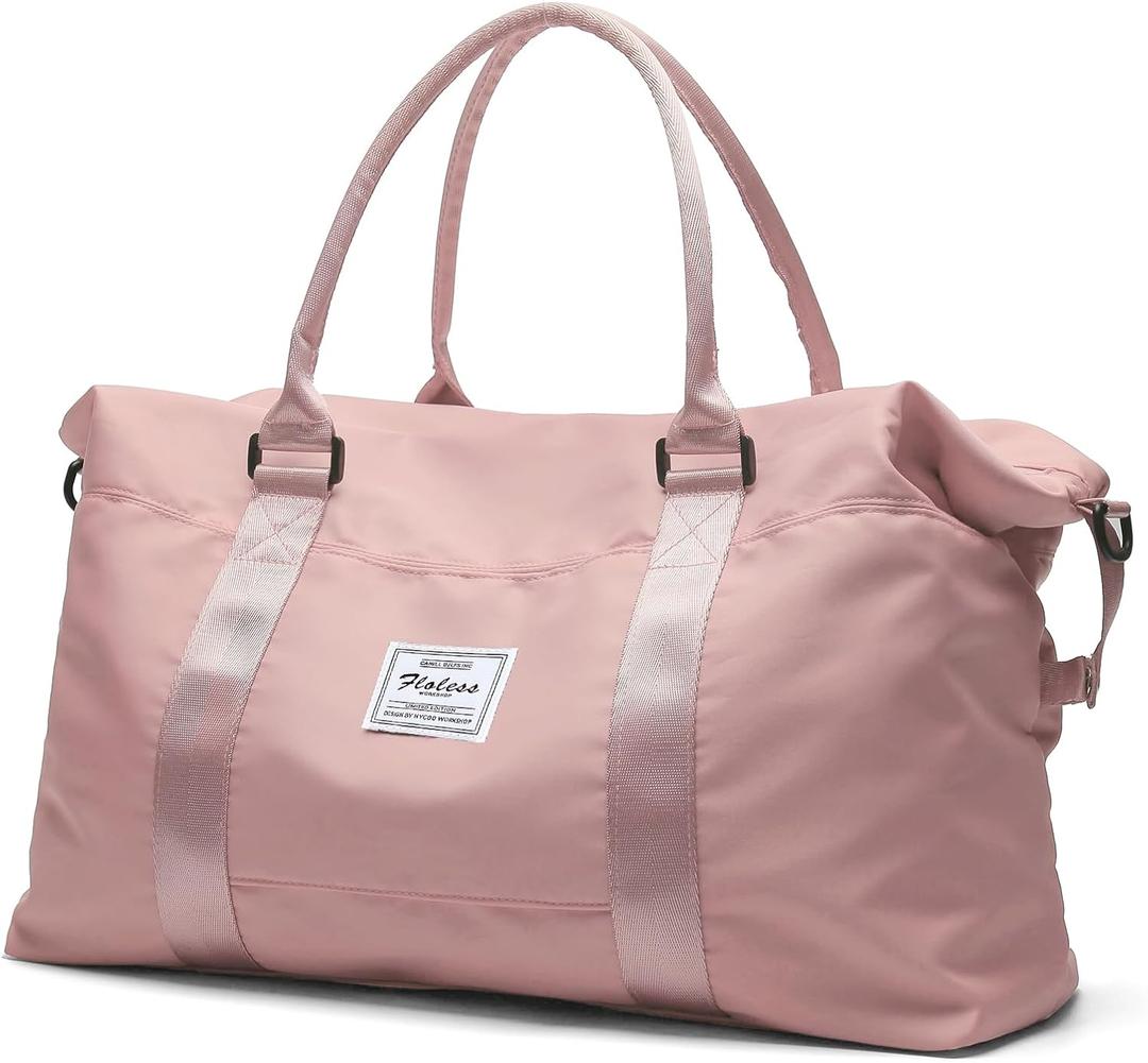 HYC00 Travel Duffel Bag,Carry-on Overnight Weekender Overnight Bags for Women,Sports Tote Gym Bag with Wet Pocket HYC00 Travel Duffel Bag,Carry-on Overnight Weekender Overnight Bags for Women,Sports Tote Gym Bag with Wet Pocket