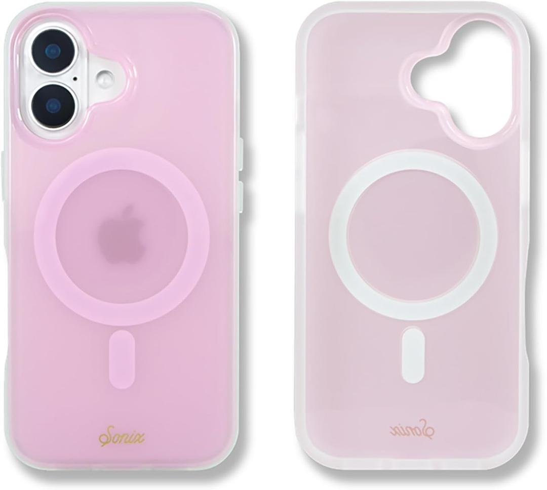 Sonix Case for iPhone 16 | Compatible with MagSafe | 10ft Drop Tested | Jelly Pink