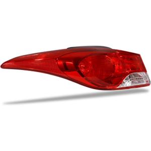 Tail Lights Compatible With 2011 2012 2013 Hyundai Elantra Rear Light Taillights Left Driver Side Replace HY2804119(Outer Side)