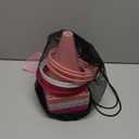 37 Pcs 3 in 1 Carnival Ring Toss Game Set Soft Plastic Cones Bean Bags Ring Toss Game with Mesh Bag for Baby Shower Birthday Carnival Classroom Indoor Outdoor Yard Supplies (Pink)