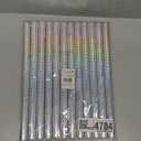 12 Pack Gender Reveal Confetti Wands, Flutter Sticks with Pink and Blue Confetti Strips