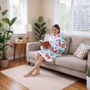 GoodtoU Oversized Hoodies Sweatshirt Blanket Hooded Blanket Warm and Cozy Birthday Gifts for Women Medium forest Deer (Adults)