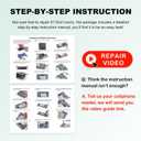 for Galaxy Note 9 USB Charging Board Port Replacement, Type C Dock Board Connector for Samsung Galaxy Note 9 with Tools & Instruction