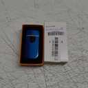Smart Electric Lighter, Mini USB Rechargeable, Touch Double-Sided Ignition, Windproof, Flameless, Lightweight Plasma Lighter with Battery Indicator (Blue)