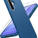 FNTCASE for Galaxy A36-5G Phone Case - A56-5G Military Grade Drop Protection, 14ft Drop Tested, Screen Protector Included, Anti-Slip Matte Textured, TPU+PC Dual Layer Shockproof Cover (Blue)