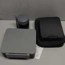 Bento Lunch Box Set With 10oz Soup Thermo, Leak-proof Lunch Containers with 4 Compartment, Kids Hot Thermo Food Jar/Insulation Lunch Bag, Food Containers for School (Black)