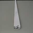3 x Rubbermaid 14-1/2 in. D White Twin Track Bracket