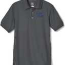 Adult Short Sleeve Pique Polo Shirt (Small, High School Grey)