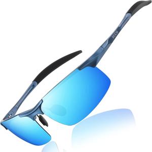 DUCO Mens Sports Polarized Sunglasses UV Protection Sunglasses for Men 8177s