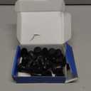 20 Pcs Black Extra Small Chair Leg Floor Protectors for Hardwood Floors, Upgraded Rubber Chair Leg Caps with Felt, Furniture Leg Feet Covers Protect Floor from Scratches Reduce Noise (Fit 0.55"-0.75")