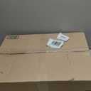 Washable 12ft Hallway Runner Rug: Non-Slip 2'6x12 Kitchen Rugs Low-Pile Entryway Rug Runner Abstract Soft Bedroom Floor Mat Farmhouse Carpet for Bathroom Living Room Dining Room(2'6x12,Blue/Ivory)