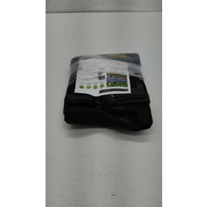 [WindscreenSupplyCo] 60-70% 6.5 FT X 10 FT Mesh Tarp/Shade Cloth 9-Needle Knitted Heavy Duty Black with Grommets for Green House, Garden, pergola, Pools, Dump Truck - MT6510BLKX1