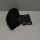 Suclain 24 Count Baseball Helmet Snack Ice Cream Bowl 24 Pcs Disposable Taster Spoons 8 oz Mini Sundae Bowls Dessert Plastic Spoons for Party Supplies(Black)