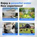 0.47HP, 42PSI, 20.25GPM, Water Pressure Booster Pump for House, 115V, 1" NPT, Constant Pressure and Low Noise for Home Water Pressure, Booster, Irrigation (350W)