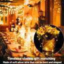 16 Pack 30 Led Fairy Lights Battery Operated String Lights 10 Feet Waterproof Twinkle Lights Mason Jar Lights Silver Wire Firefly Lights for Christmas Party Wedding Patio Warm White