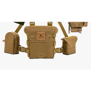 Lone Trail Waterproof Binocular Harness Chest Pack - Lightweight Bino Harness With Rangefinder Pouch | Binocular Case with Silent Magnetic Closure and MOLLE System