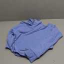 QINSEN Women's Stand Collar Polar Fleece Jacket Relax Fit Baggy Winter Short Coat Long Sleeve Warm Crop Outwear Dusty Pink S