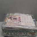 Floral Washable 6x9 Area RugGrass Green Boho Rugs for Living Room, Soft Low-Pile Non-Slip Stain Resistant & Non-Shedding Carpet for Bedroom, Dining Room, Office, Entryway, Nursery