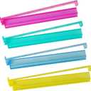 DNB Mahjong Rack Pusher Set - 4 Transparent Acrylic Mahjong Rack with Built in Pushers Set - Multi Color