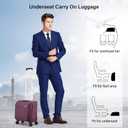 Hanke 16 Inch Underseat Carry On Luggage with Wheels Small Suitcase Softside Luggage Bags for Travel Lightweight Suitcases with Wheels Travel Luggage Personal Item for Men and Women.(Purple)