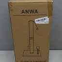 ANWA 32" Tall Cat Scratching Posts for Indoor Cats, 3-in-1 Vertical Cat Scratching Post with Plush Toys, Premium Sisal Post for Cats at All Ages with Reinforced Stable Base, Beige