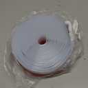 ToLanbbt Weather Stripping Silicone Door Seal Strip 2 in x 20 ft Door Draft Stopper Self Adhesive Door Draft Tape, Side & Bottom Gaps Insulation Strip for Glass Shower Door Sliding Door Window, Clear