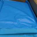 Foldable Pool for Adults with Ground Cloth 115"×65"×22"
Non-Inflatable Pool for Backyard Outdoor Collapsible Folding Dog Swimming Pool Light Blue