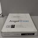 Elongated Toilet Seat Angol Shiold Quiet-Close Molded Wood Toilet Seat with Non-Slip Adjustable Hinges, Anti-Pinch Bumpers, Easy Install & CleanWhite, Elongated 18.5''