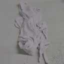 Full Bodysuit Include Zipper Helper Unisex Spandex Stretch Adult Costume Zentai Disappearing Man Body Suit (Medium, White)