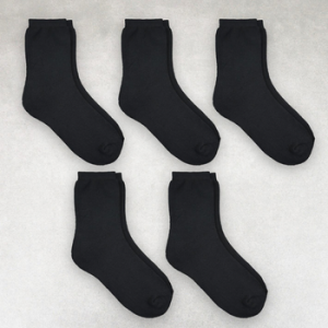  Unisex Kids and Toddlers' Cotton Crew Socks, 3 Pairs