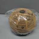 Mini Hemp Rope Woven Pendant Light Woven Light Fixture Boho Chandelier Light Fixture Wicker Pendant Light Rattan Light Pendant Dome Wicker Chandelier for Bedroom Kitchen Island(Bulb Incl.)