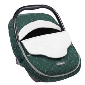 Yoofoss Baby Stroller Bunting Bags Winter Carseat Canopies Cover to Protect Baby from Cold Wind, Super Warm Plush Fleece Baby Carrier Cover for Infant Boys Girls (Dark Green)