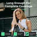 ADV Felttac Pickleball Grip Tape - Soft, Very Durable, Sweat Absorbing Pickleball Overgrip Tape - Dry & Comfortable Pickleball Paddle Grip Tape - Easy to Use & Easy to Install (12-Pack White)