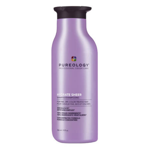 Pureology Hydrate Sheer Shampoo  Lightweight, Moisturizing Shampoo For Fine, Dry, Color Treated Hair, SulfateFree & Vegan