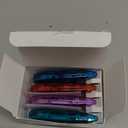 Amazon Basics White-Out Correction Tape with Dispenser, 39.3ft, 4-Pack, Tear-Resistant Tape for Office or School Supplies, Green, Orange, Purple, Red, Blue