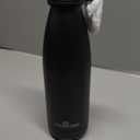 Greens Steel Stainless Steel Water Bottle - 17 oz, Black | Vacuum Insulated Double Wall with Screw Lid/Leak Proof | Thermal Travel Sports Canteen Coffee Flask