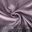 Mulberry Silk Pillowcase for Hair and Skin,Cooling Silk Pillow Case with Hidden Zipper,Allergen Proof Dual Sides Soft Breathable Smooth Silk Pillow Cover for Women (Pink Purple,Standard)