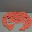 Saodimallsu Womens Boho Off Shoulder Sheer Crop Tops Bell Sleeve Flowy Oversized Crochet Ruched Pullover Sweaters (Small, Red)